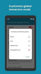 Administrador de modo inmersivo APK (pago / completo) 2