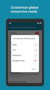 Immersive Mode Manager स्क्रीनशॉट