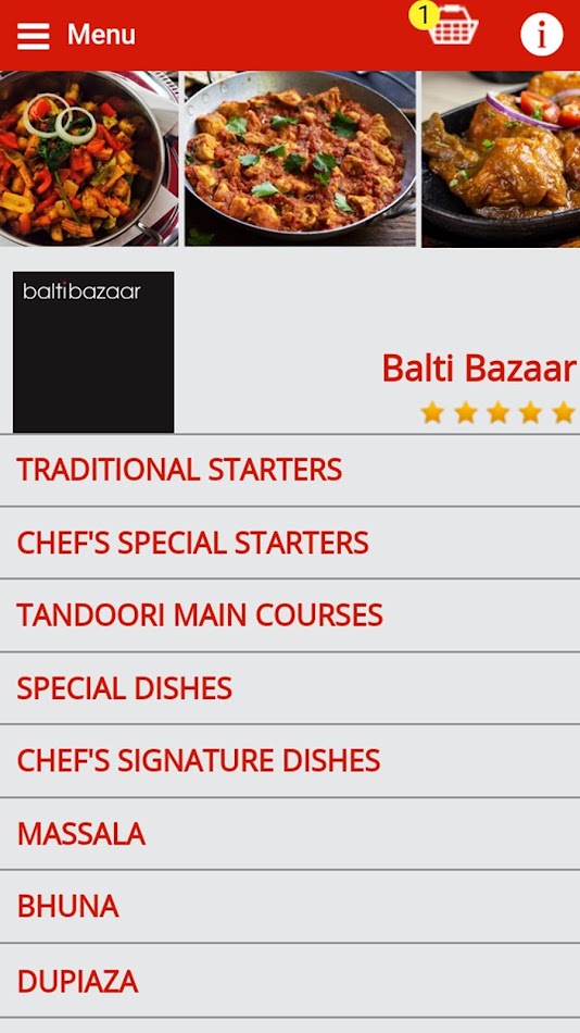 #3. Balti Bazaar (Android) Podle: Rick Kord