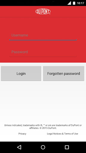 Android application DuPont Tracks screenshort