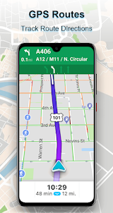 ملاحة GPS ، اتجاهات الخريطة