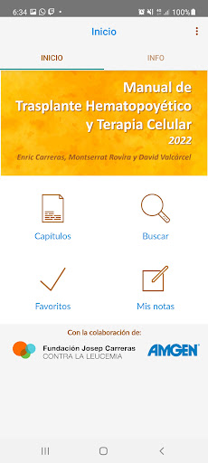 Android application Trasplante Hematopoyético 2022 screenshort