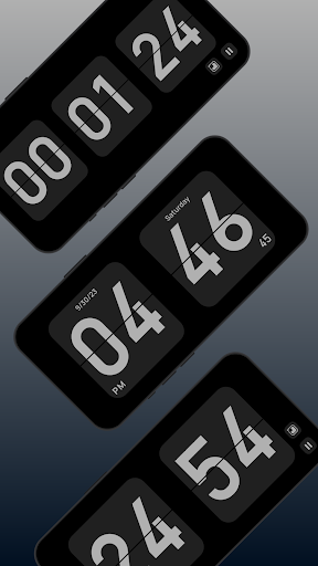 Screenshot of Flip clock: World clock