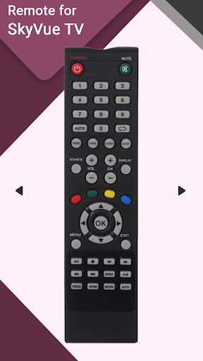 Remote for SkyVue TV Screen 3