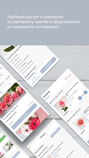 Android application Flowers screenshort