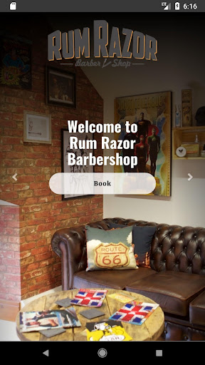 Android application Rum Razor Barbershop screenshort