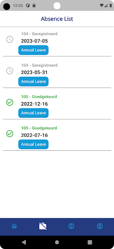 Android application Rainbow HRM screenshort