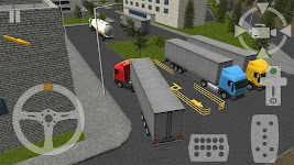 screenshot of Semi Driver Trailer Parking 3D