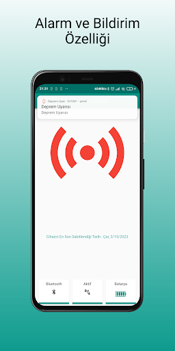 Android application Deprem Uyarı - DUYAR screenshort