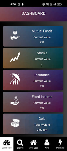 iNeed Fin Essential Services Screen 2
