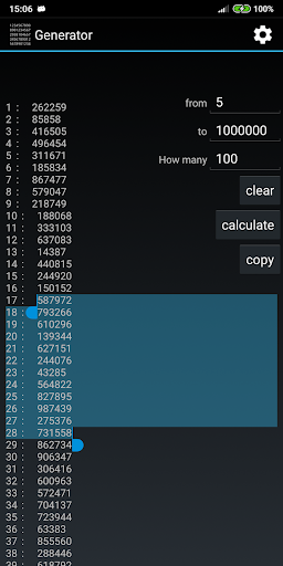 Generator Screen 3