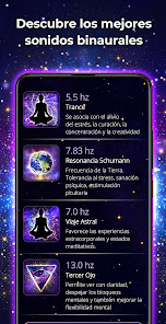 Captura de Pantalla 5 Sonidos binaurales - Terapia android