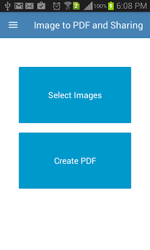 Android application Image to PDF and Sharing screenshort