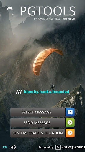 Android application Paragliding Pilot Retrieve screenshort