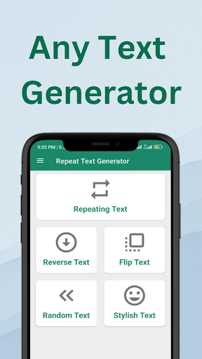 Android application Repeat Text Generator screenshort