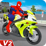 Superhero Bike Racing: Stunts Games icon