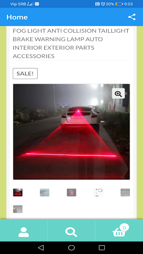 Car Accessories Shop Screen 3