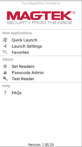 Android application MagneFlex screenshort