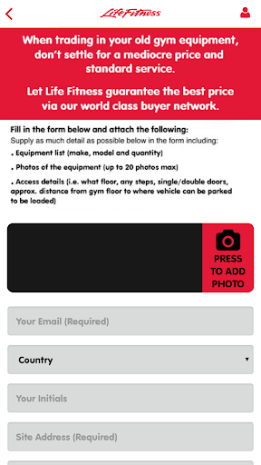 Life Fitness Buy-Back Screen 2