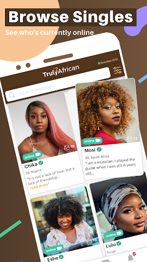 TrulyAfrican - Dating App Screen 2