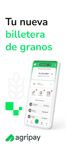 Android application Agripay: pagá con granos screenshort