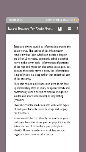 Natural Remedies For Sciatic N