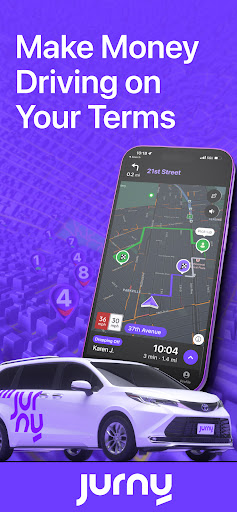Android application Jurny Driver screenshort