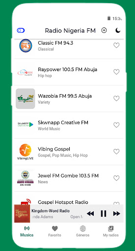 Radio Nigeria FM Screen 2