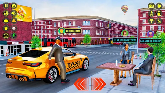 City Crazy Cab: Taxi Games 3d