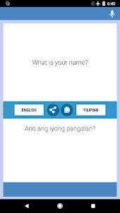 English-Filipino Translator