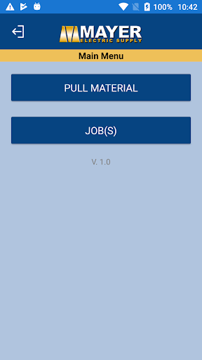 Android application Mayer Service screenshort