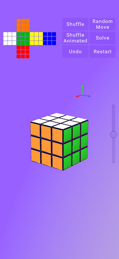 Android application Magic Cube : Rubik's Simulator screenshort