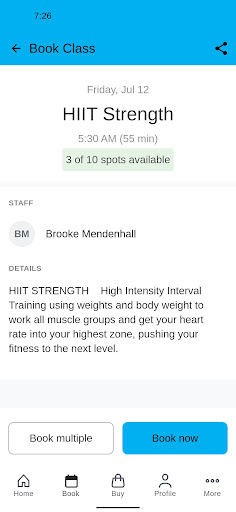 PULSEology Fitness Club Screen 3