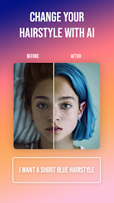NewStyle: AI Hairstyle Changer 1.4.1 APK + Mod (Unlimited money) إلى عن على ذكري المظهر