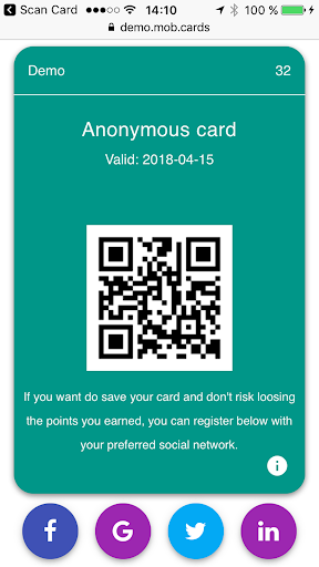 Scan Card Screen 3