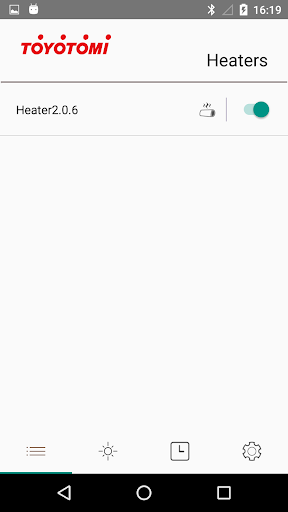 Toyotomi Bluetooth Screen 3