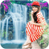 Nature Waterfall  Photo Frame icon