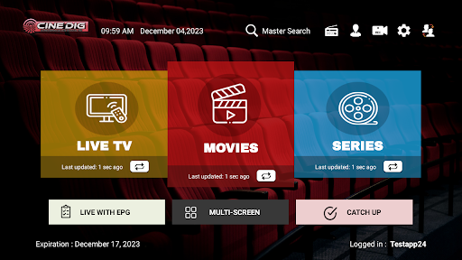 CINE DIG Screen 2