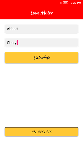 Love Meter Screen 2