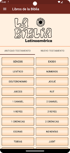 Android application Biblia Católica Latinoamérica screenshort