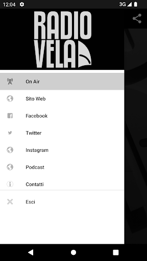 Radio Vela Screen 2