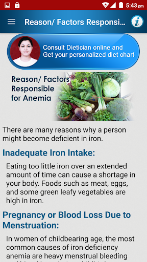 Anemia Care Diet & Nutrition Screen 3