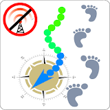 Navigation Compass + pedometer icon