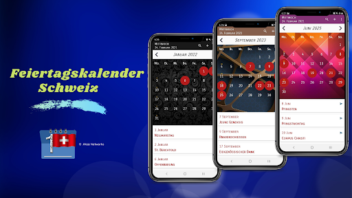 Android application Kalender Schweiz 2024 screenshort