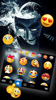 screenshot of Anonymous Smoke Keyboard Theme