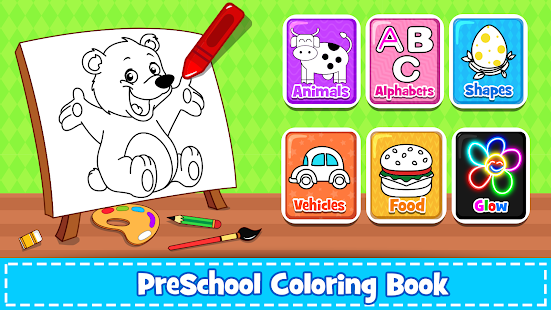 Coloring Games : PreSchool Coloring Book for kids 4.8 screenshots 24