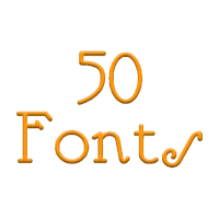 Fonts for FlipFont 50 #4