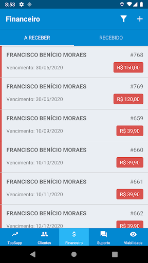 TopSapp App Screen 3