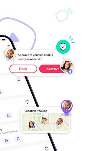 Screenshot of JusTalk Family Messenger