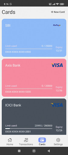 Crem - Credit Cards Manager